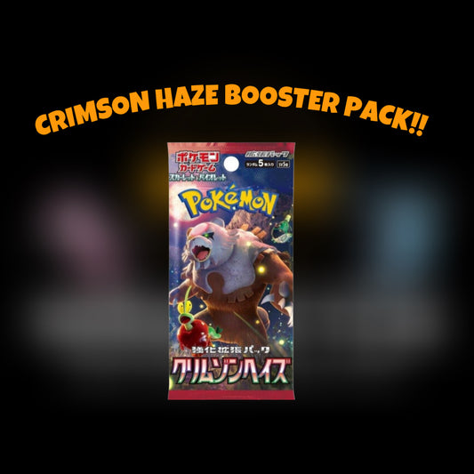 Crimson Haze Japanese Booster Pack! * BOUNTY*